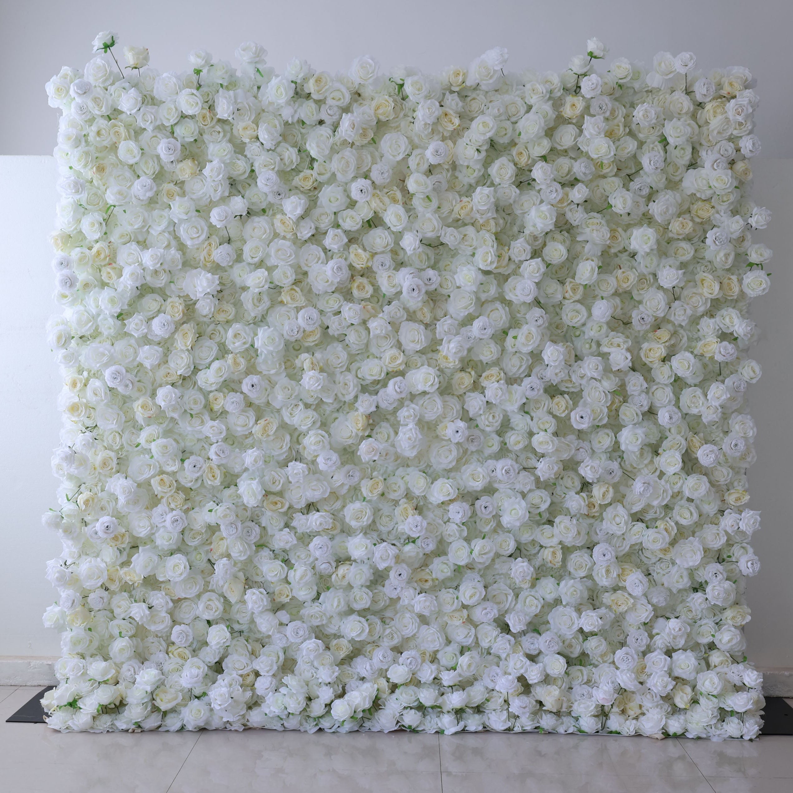 Fleurs Valar retrousser tissu fleur artificielle mur toile de fond de mariage, décor de fête florale, photographie d'événement-VF-369 