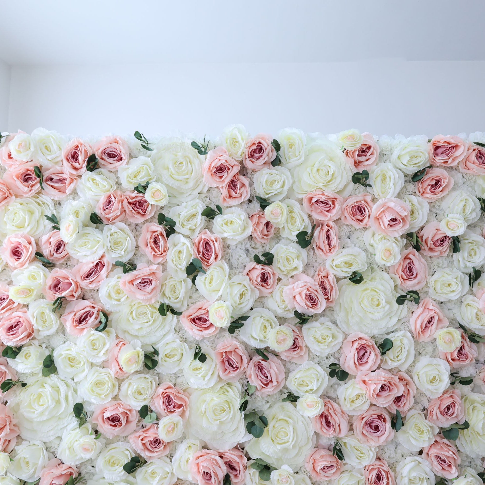 Fleurs Valar retrousser tissu fleur artificielle mur toile de fond de mariage, décor de fête florale, photographie d'événement-VF-319 