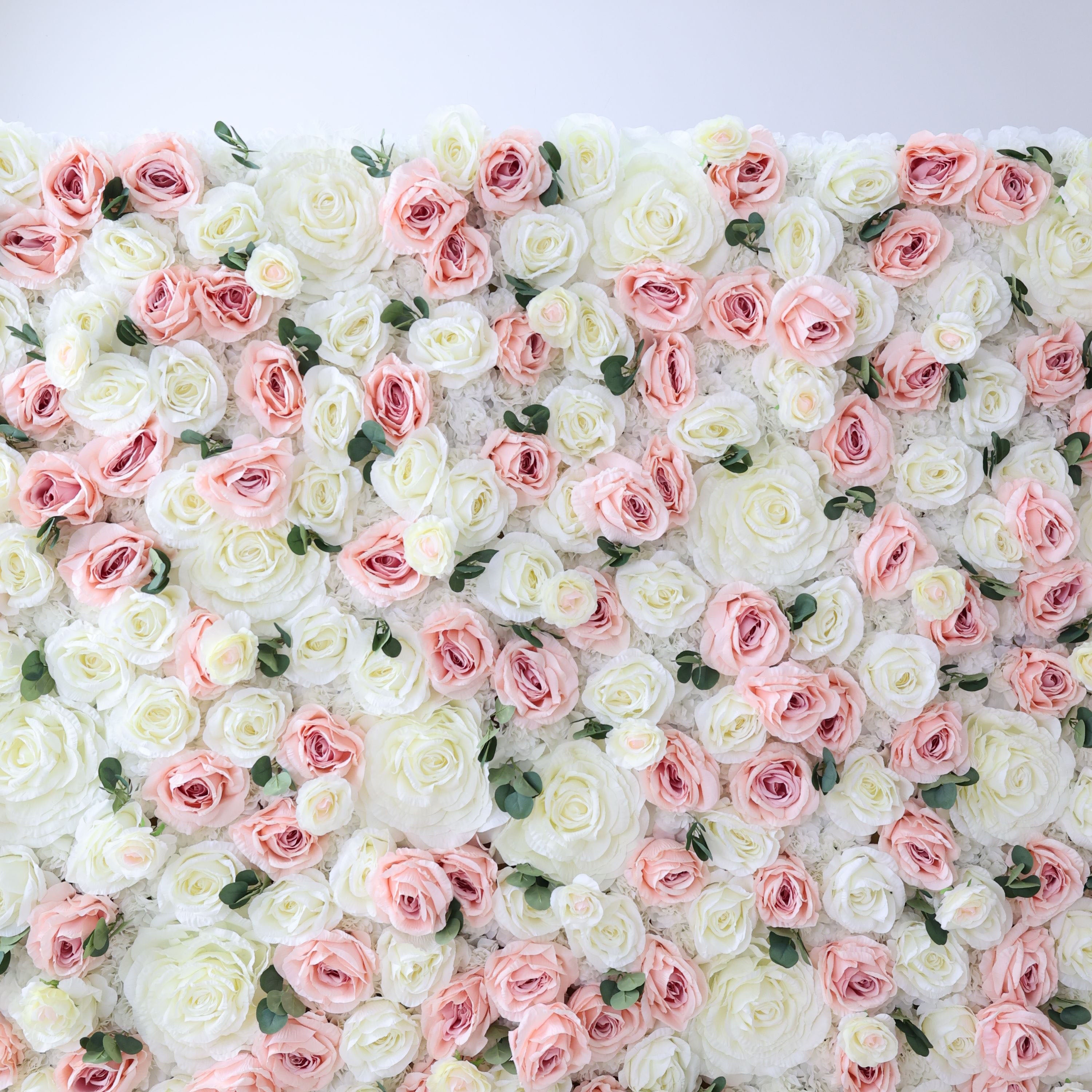 Fleurs Valar retrousser tissu fleur artificielle mur toile de fond de mariage, décor de fête florale, photographie d'événement-VF-319 