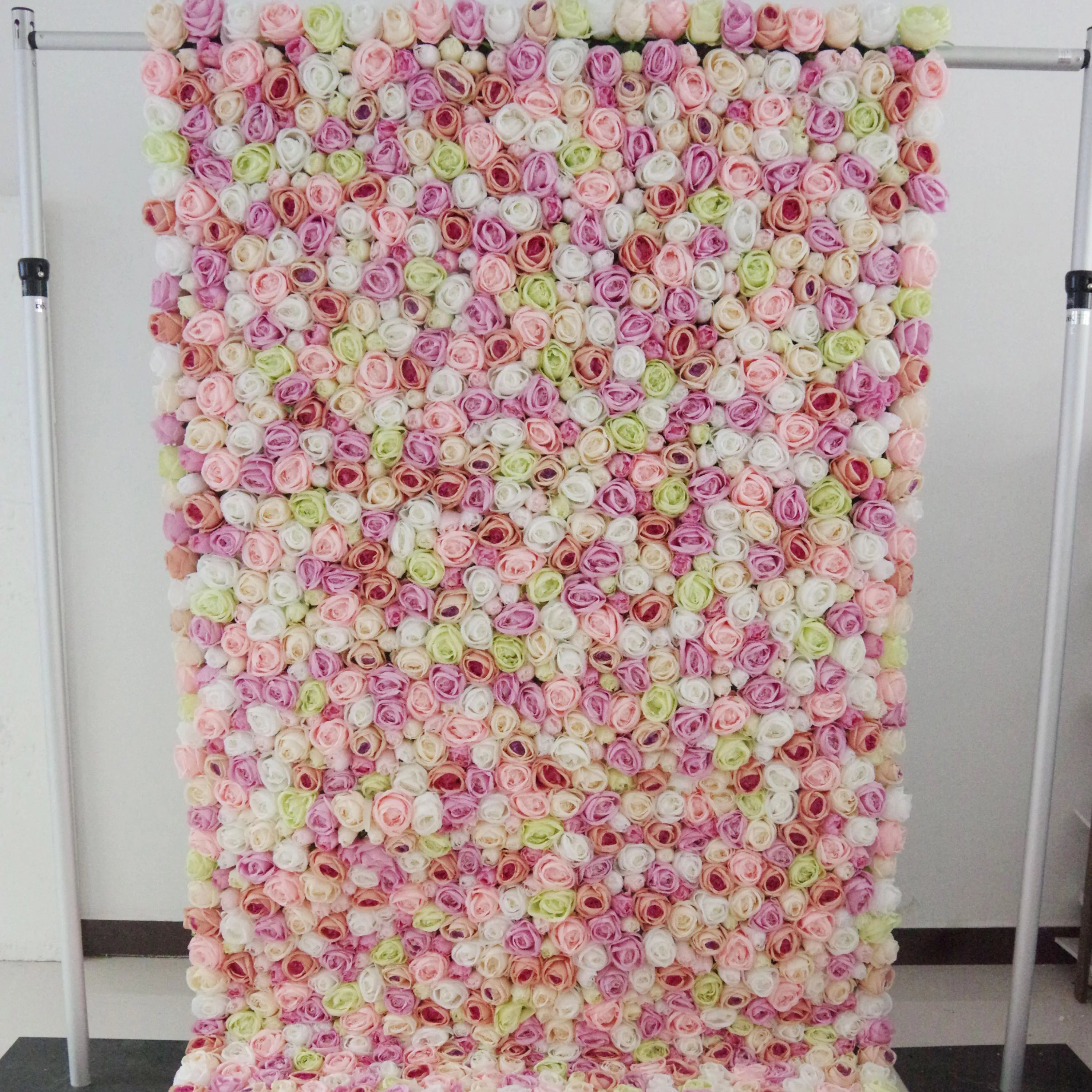 Valar Flowers Fabric Flower Wall for Weddings & Events - VF-103