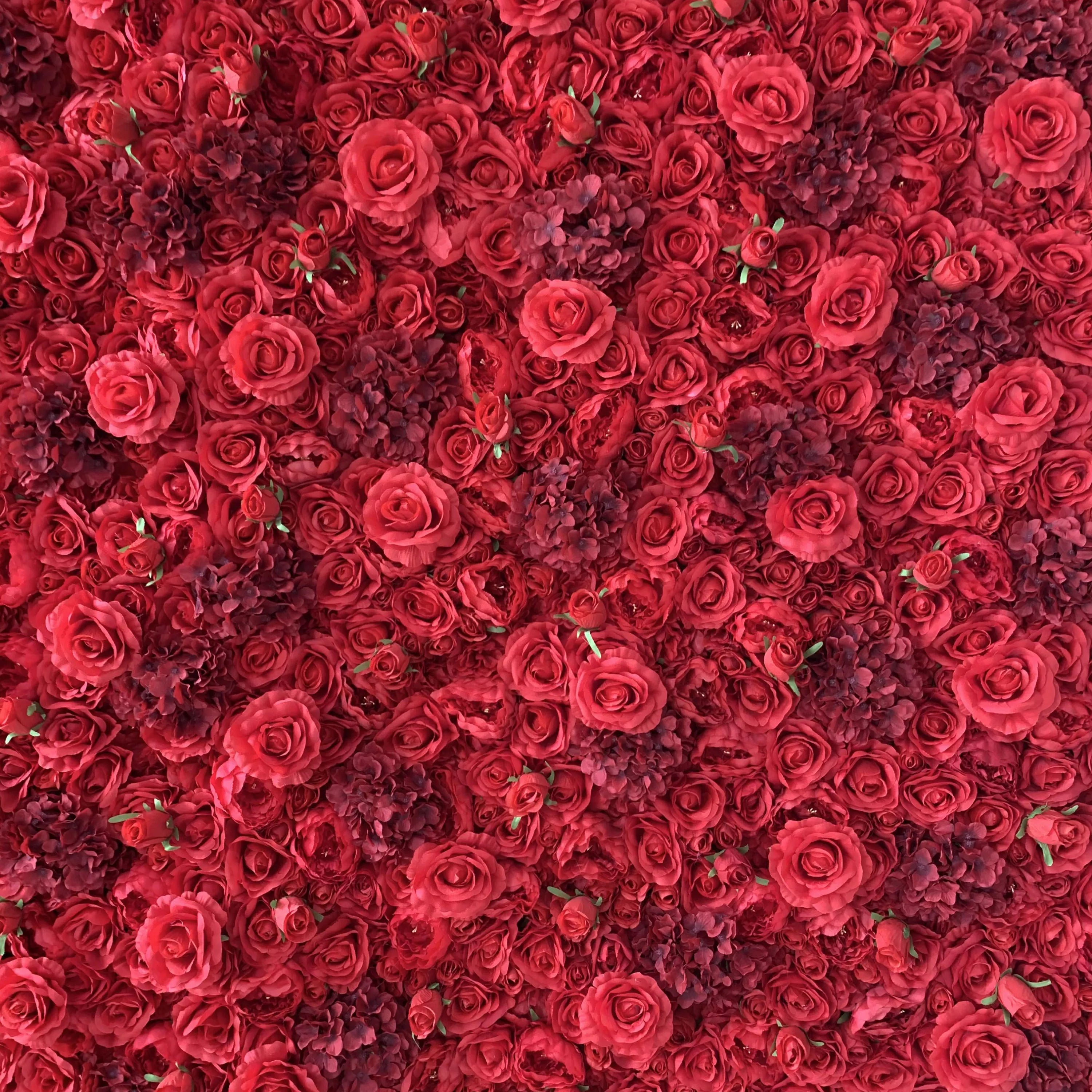 Fleurs Valar enroulables en tissu, mur de fleurs artificielles, toile de fond de mariage, décor de fête florale, photographie d'événement-VF-034 